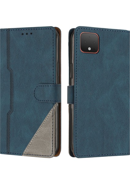 Google Pixel 4 Xl Flip Cover Cüzdan Telefon Kılıfı ile Uyumlu, Kart Yuvalı ve Kickstand Fonksiyonlu (Yurt Dışından)
