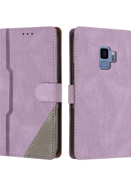 Samsung Galaxy S9 Flip Cover Cüzdan Telefon Kılıfı ile Uyumlu, Kart Yuvalı ve Kickstand Fonksiyonlu (Yurt Dışından)