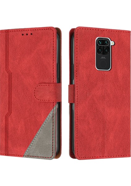 Xiaomi Redmi Note 9 Flip Cover Cüzdan Telefon Kılıfı ile Uyumlu, Kart Yuvalı ve Kickstand Fonksiyonlu (Yurt Dışından)