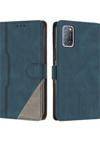 Oppo A92/A72/A52 Flip Cover Cüzdan Telefon Kılıfı ile Uyumlu, Kart Yuvalı ve Kickstand Fonksiyonlu (Yurt Dışından)