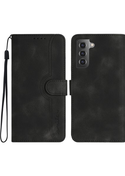 Ile Uyumlu Samsung Galaxy S21 Plus Dahili Mıknatıs Kapaklı Premium Pu Deri Cüzdan Telefon Kılıfı (Yurt Dışından)