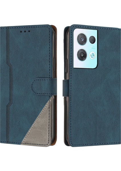 Oppo Reno 8 Pro 5g Flip Cover Cüzdan Telefon Kılıfı ile Uyumlu, Kart Yuvalı ve Kickstand Fonksiyonlu (Yurt Dışından)
