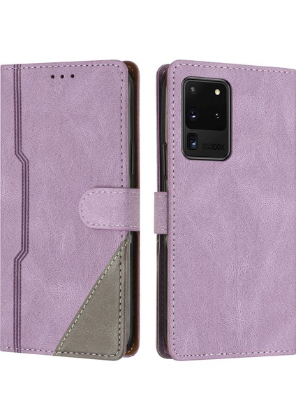 Samsung Galaxy S20 Ultra Flip Cover Cüzdan Telefon Kılıfı ile Uyumlu, Kart Yuvalı ve Kickstand Fonksiyonlu (Yurt Dışından)