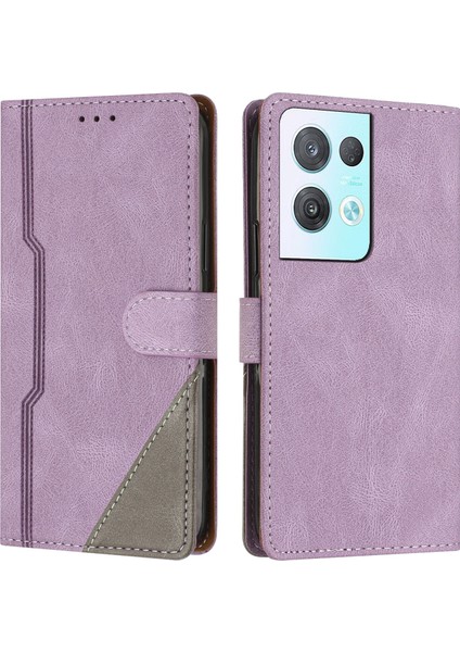 Oppo Reno 8 Pro 5g Flip Cover Cüzdan Telefon Kılıfı ile Uyumlu, Kart Yuvalı ve Kickstand Fonksiyonlu (Yurt Dışından)