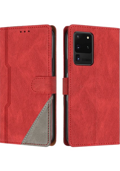 Samsung Galaxy S20 Ultra Flip Cover Cüzdan Telefon Kılıfı ile Uyumlu, Kart Yuvalı ve Kickstand Fonksiyonlu (Yurt Dışından)