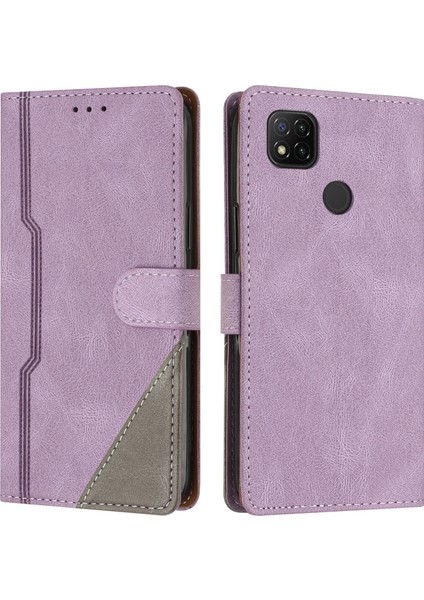 Xiaomi Redmi 9c Flip Cover Cüzdan Telefon Kılıfı ile Uyumlu, Kart Yuvalı ve Kickstand Fonksiyonlu (Yurt Dışından)