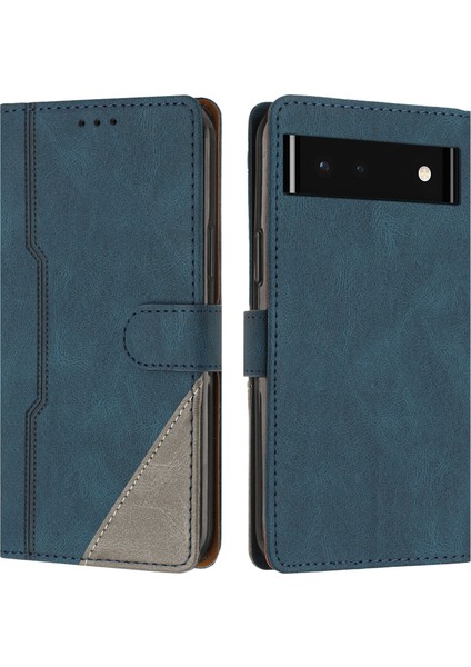 Google Pixel 7A Flip Cover Cüzdan Telefon Kılıfı ile Uyumlu, Kart Yuvalı ve Kickstand Fonksiyonlu (Yurt Dışından)