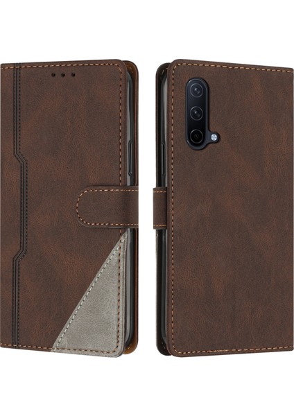Oneplus Nord Ce 5g Flip Cover Cüzdan Telefon Kılıfı ile Uyumlu, Kart Yuvalı ve Kickstand Fonksiyonlu (Yurt Dışından)