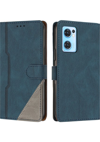 Oppo Find X5 Lite Flip Cover Cüzdan Telefon Kılıfı ile Uyumlu, Kart Yuvalı ve Kickstand Fonksiyonlu (Yurt Dışından)