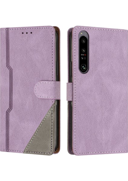 Sony Xperia 1 Iv Flip Cover Cüzdan Telefon Kılıfı ile Uyumlu, Kart Yuvalı ve Kickstand Fonksiyonlu (Yurt Dışından)