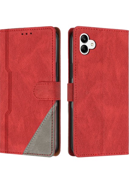 Samsung Galaxy A04E Flip Cover Cüzdan Telefon Kılıfı ile Uyumlu, Kart Yuvalı ve Kickstand Fonksiyonlu (Yurt Dışından)
