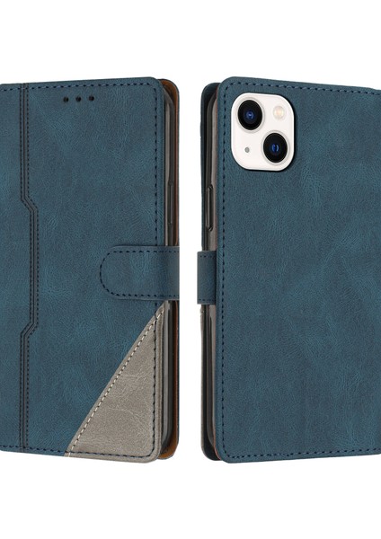iPhone 14 Plus Flip Cover Cüzdan Telefon Kılıfı ile Uyumlu, Kart Yuvalı ve Kickstand Fonksiyonlu (Yurt Dışından)