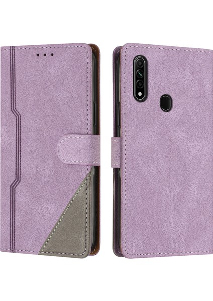 Oppo A31 2020/A8 Flip Cover Cüzdan Telefon Kılıfı ile Uyumlu, Kart Yuvalı ve Kickstand Fonksiyonlu (Yurt Dışından)