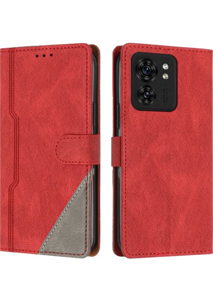 Motorola Edge 40 Flip Cover Cüzdan Telefon Kılıfı ile Uyumlu, Kart Yuvalı ve Kickstand Fonksiyonlu (Yurt Dışından)