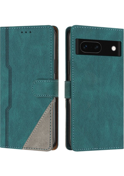 Google Pixel 8A Flip Cover Cüzdan Telefon Kılıfı ile Uyumlu, Kart Yuvalı ve Kickstand Fonksiyonlu (Yurt Dışından)