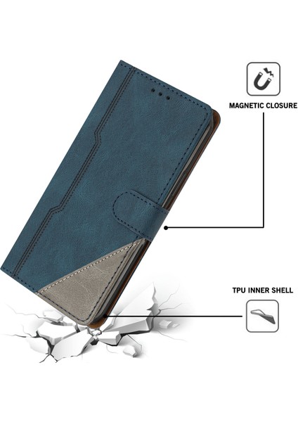 Yihang Boutique Huawei Y90 Flip Cover Cüzdan Telefon Kılıfı ile Uyumlu, Kart Yuvalı ve Kickstand Fonksiyonlu (Yurt Dışından)