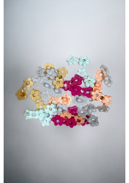 Kadın 24’lü Renkli Saç Süsü Toka fiyatları