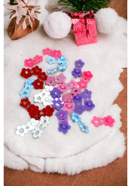 Kadın 24’lü Renkli Saç Süsü Toka fiyatları