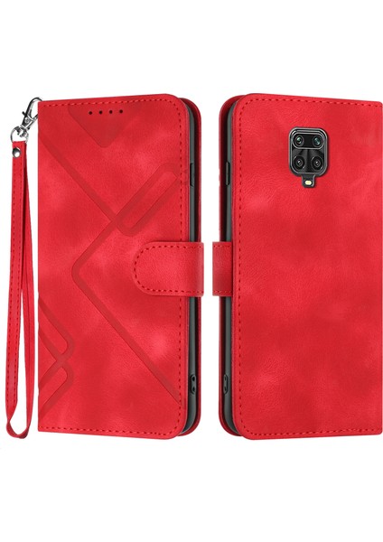 Durumda Xiaomi Redmi Note 9 Pro/9siçin Kılıf Kapaklı Cüzdan Pu Deri Manyetik Telefon Kılıfı Kart Yuvası Standlı (Yurt Dışından)