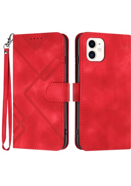 Durumda iPhone 11IÇIN Kılıf Kapaklı Cüzdan Pu Deri Manyetik Telefon Kılıfı Kart Yuvası Standlı (Yurt Dışından)