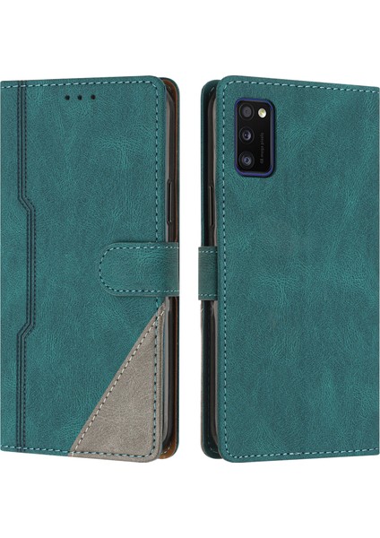 Samsung Galaxy A41 Flip Cover Cüzdan Telefon Kılıfı ile Uyumlu, Kart Yuvalı ve Kickstand Fonksiyonlu (Yurt Dışından)