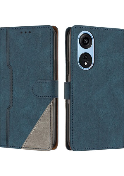 Oppo A17/A17K Flip Cover Cüzdan Telefon Kılıfı ile Uyumlu, Kart Yuvalı ve Kickstand Fonksiyonlu (Yurt Dışından)