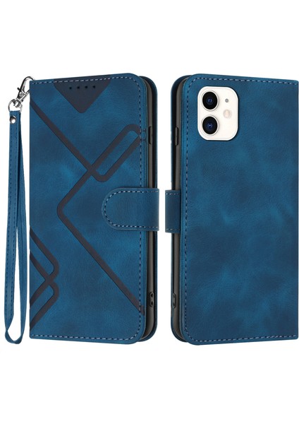Durumda iPhone 11IÇIN Kılıf Kapaklı Cüzdan Pu Deri Manyetik Telefon Kılıfı Kart Yuvası Standlı (Yurt Dışından)