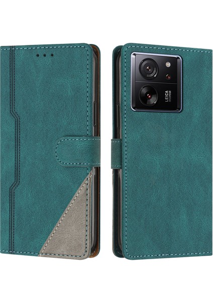 Xiaomi 13T/13T Pro Flip Cover Cüzdan Telefon Kılıfı ile Uyumlu, Kart Yuvalı ve Kickstand Fonksiyonlu (Yurt Dışından)