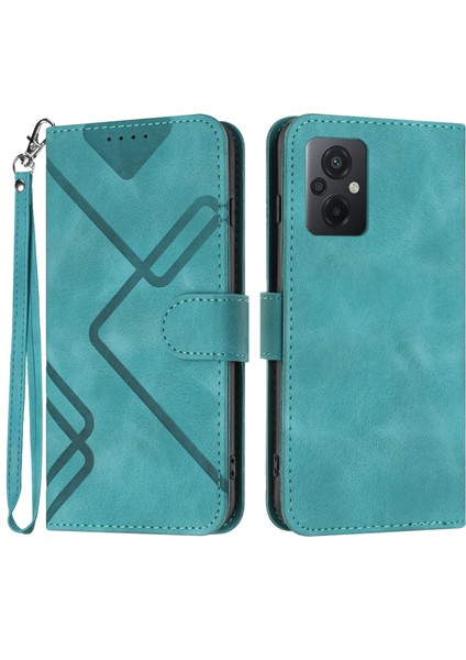 Durumda Xiaomi Mi Poco M5IÇIN Kılıf Kapaklı Cüzdan Pu Deri Manyetik Telefon Kılıfı Kart Yuvası Standlı (Yurt Dışından)