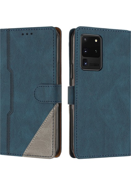 Samsung Galaxy S20 Ultra Flip Cover Cüzdan Telefon Kılıfı ile Uyumlu, Kart Yuvalı ve Kickstand Fonksiyonlu (Yurt Dışından)