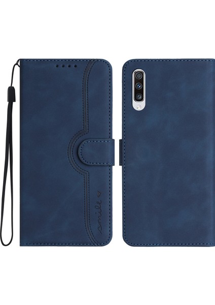 Ile Uyumlu Samsung Galaxy A50/A50S/A30S Dahili Mıknatıs Kapaklı Premium Pu Deri Cüzdan Telefon Kılıfı (Yurt Dışından)