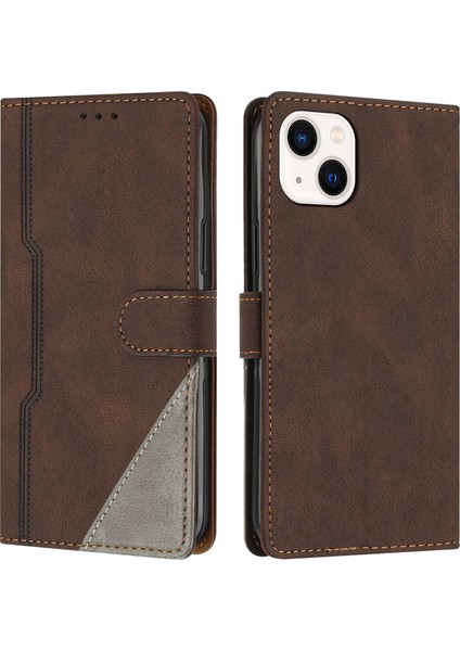 iPhone 15 Pro Flip Cover Cüzdan Telefon Kılıfı ile Uyumlu, Kart Yuvalı ve Kickstand Fonksiyonlu (Yurt Dışından)