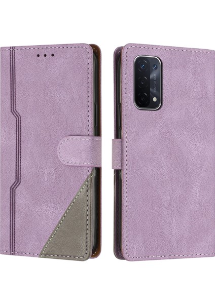 Oppo A74 5G/A54 5g Flip Cover Cüzdan Telefon Kılıfı ile Uyumlu, Kart Yuvalı ve Kickstand Fonksiyonlu (Yurt Dışından)