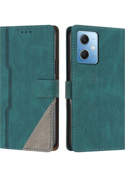 Xiaomi Redmi Note 12 5g Flip Cover Cüzdan Telefon Kılıfı ile Uyumlu, Kart Yuvalı ve Kickstand Fonksiyonlu (Yurt Dışından)