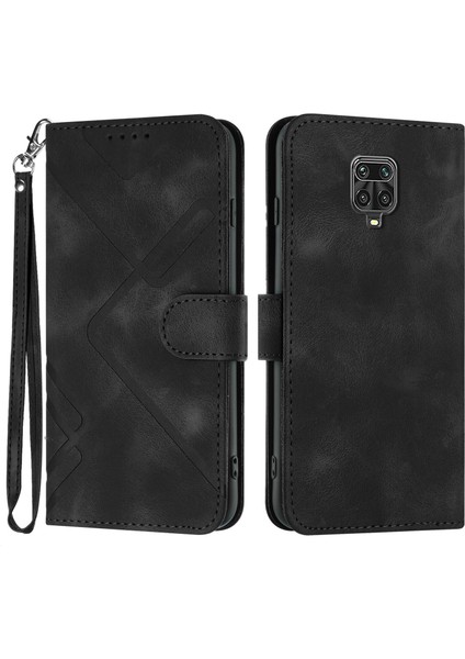 Durumda Xiaomi Redmi Note 9 Pro/9siçin Kılıf Kapaklı Cüzdan Pu Deri Manyetik Telefon Kılıfı Kart Yuvası Standlı (Yurt Dışından)