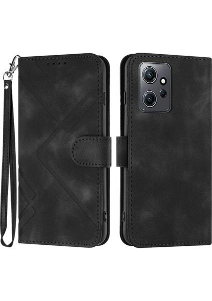Durumda Xiaomi Redmi Note 12 4giçin Kılıf Kapaklı Cüzdan Pu Deri Manyetik Telefon Kılıfı Kart Yuvası Standlı (Yurt Dışından)