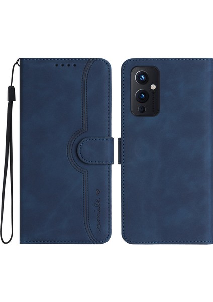 Ile Uyumlu Oneplus 9 Dahili Mıknatıs Kapaklı Premium Pu Deri Cüzdan Telefon Kılıfı (Yurt Dışından)