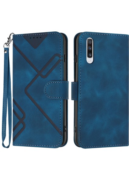 Durumda Samsung Galaxy A50/A50S/A30SIÇIN Kılıf Kapaklı Cüzdan Pu Deri Manyetik Telefon Kılıfı Kart Yuvası Standlı (Yurt Dışından)
