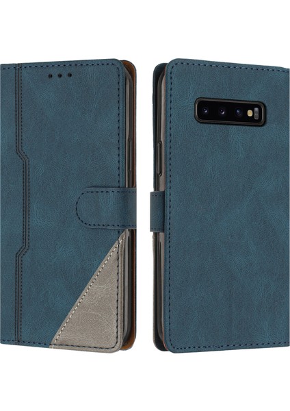 Samsung Galaxy S10 Flip Cover Cüzdan Telefon Kılıfı ile Uyumlu, Kart Yuvalı ve Kickstand Fonksiyonlu (Yurt Dışından)