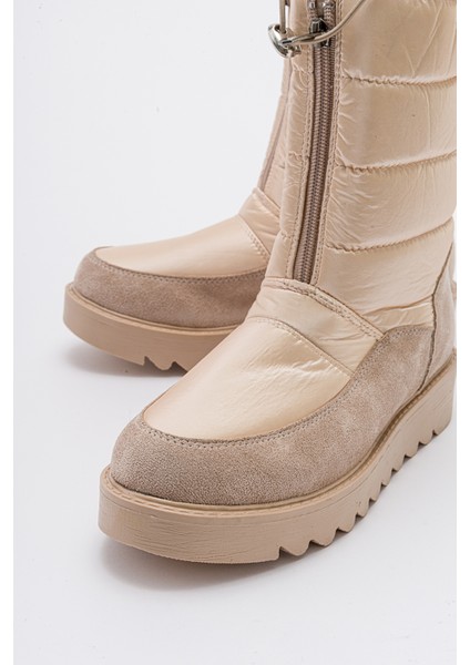 Vay Nude Fermuarlı Kadın Kar Botu fırsatları