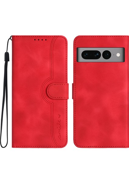 Ile Uyumlu Google Pixel 7 Pro Dahili Mıknatıs Kapaklı Premium Pu Deri Cüzdan Telefon Kılıfı (Yurt Dışından)