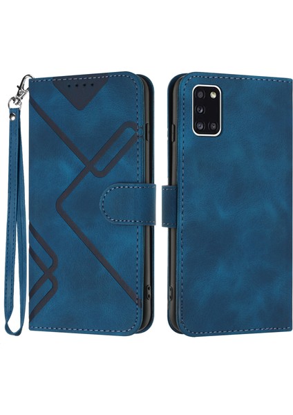 Durumda Samsung Galaxy A31IÇIN Kılıf Kapaklı Cüzdan Pu Deri Manyetik Telefon Kılıfı Kart Yuvası Standlı (Yurt Dışından)