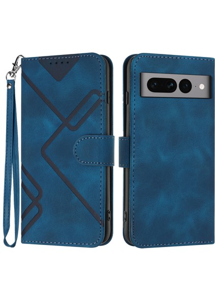 Durumda Google Pixel 7 Proiçin Kılıf Kapaklı Cüzdan Pu Deri Manyetik Telefon Kılıfı Kart Yuvası Standlı (Yurt Dışından)