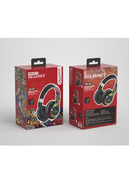 Başa Takılan Bluetooth Kulaklık Kablosuz Graffiti (Yurt Dışından) modelleri