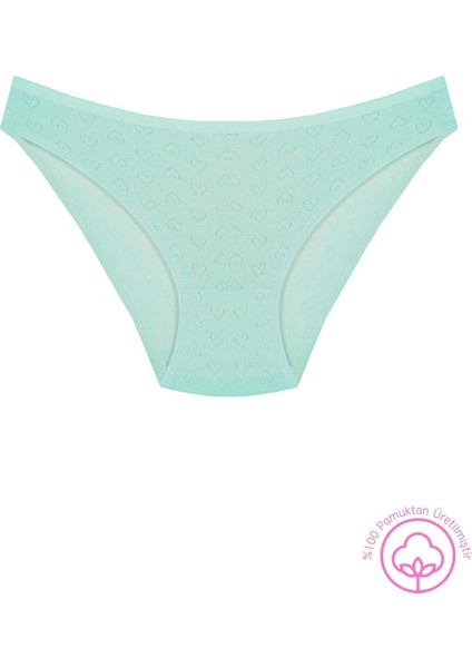 1501 Kalpli %100 Pamuklu 5'li Kadın Bikini Külot Paketi 1501-V3