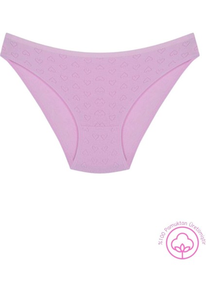 1501 Kalpli %100 Pamuklu 5'li Kadın Bikini Külot Paketi 1501-V3
