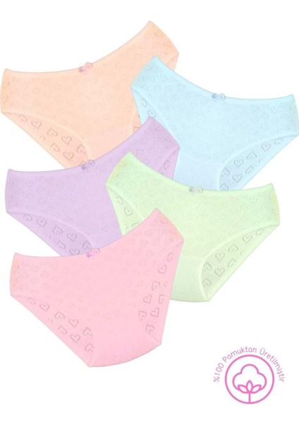 020 Kalpli %100 Pamuk 5'li Çocuk Külot Paketi 020-V2 fırsatları