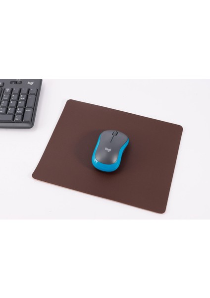 Deri Bilgisayar Ofis Düz Renk Mouse Pad (Yurt Dışından)