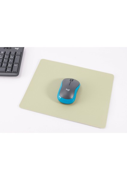 Deri Bilgisayar Ofis Düz Renk Mouse Pad (Yurt Dışından)