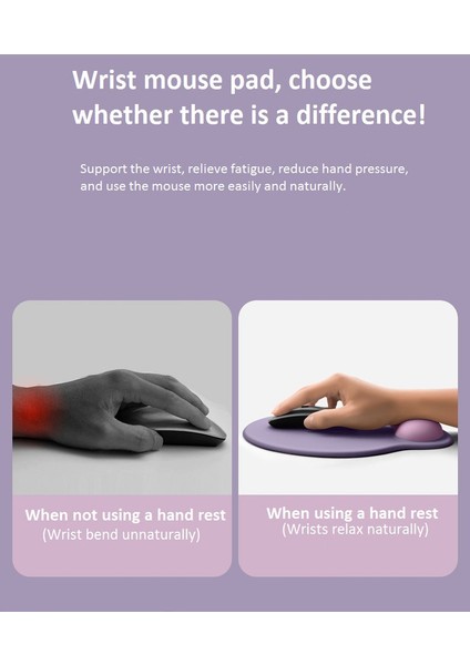 Bileklik El Dayanağı Silikonlu Mouse Pad (Yurt Dışından) indirimleri